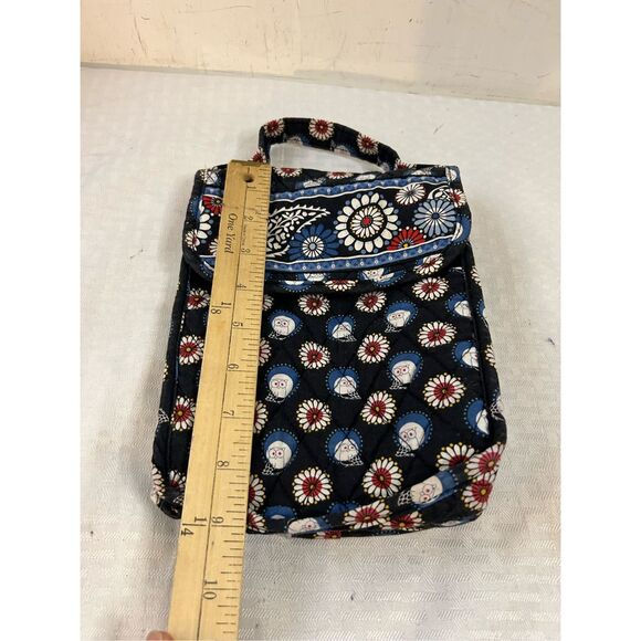 Vera Bradley owl lunch tote insulated navy 7"x9" - Picture 4 of 8